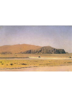 Постер DRABS A2 Верещагин Василий Васильевич, Всадники. Переплывающие реку