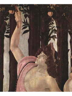 Постер DRABS A2 Сандро Боттичелли, Весна Primavera . Меркурий разгоняет тучи