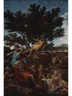 Постер DRABS A2 Пуссен, Николя, Аполлон и Дафна