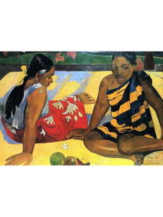 Постер DRABS A2 Гоген, Поль, Две таитянки Что нового, Parau api