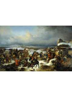 Постер DRABS A3 Коцебу Александр Евстафьевич, Взятие крепости Кольберг