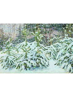 Постер DRABS A3 Мещерин Николай Васильевич, Сосны по снегом