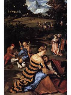 Постер DRABS A3 Бонифацио деи Питати, The Finding of Moses detail