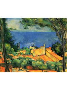 Постер DRABS A3 Сезанн, Поль, Эстак с красными крышами