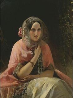 Постер DRABS A2 Нефф Тимофей Андреевич, Портрет великой кн. Марии Николаевны