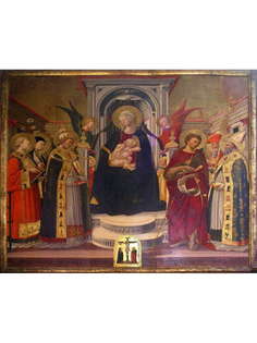 Постер DRABS A2 Нери ди Бичи, Богоматерь со святыми