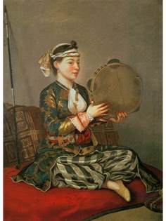 Постер DRABS A2 Лиотар, Жан-Этьен, Турчанка с бубном