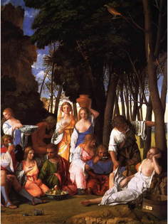 Постер DRABS A3 Джованни Беллини, Пиршество богов.