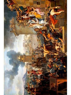 Постер DRABS A3 Арман Шарль Карафф - Метелл, останавливающий воинов