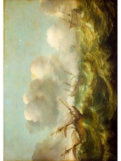 Постер DRABS A3 Абрахам Виллартс - Бурное море