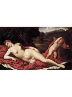 Постер DRABS A3 Парис Бордоне, Sleeping Venus with Cupid