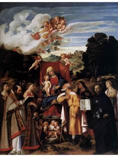 Постер DRABS A3 Джованни Кариани, Virgin Enthroned with Angels and Saints