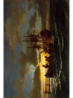 Постер DRABS А2 Антон Мельби - Море ночью