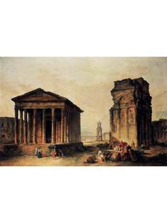 Постер DRABS A2 Гюбер, Робер, Ruins at Nimes