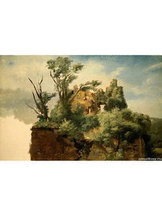 Постер DRABS A3 Валансьен, Пьер-Анри де, Пейзаж с руинами