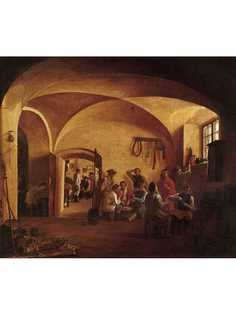 Постер DRABS A3 Плахов Лавр Кузьмич, Кучерская в Академии художеств