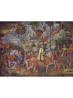 Постер DRABS A2 Беноццо Гоццоли, Шествие волхвов 1