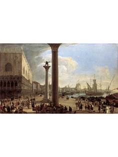 Постер DRABS A3 Лука Карлеварис, The Wharf, Looking toward the Doges Palace