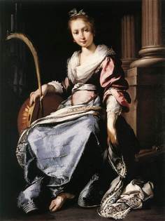 Постер DRABS A2 Бернардо Строцци, St Cecilia