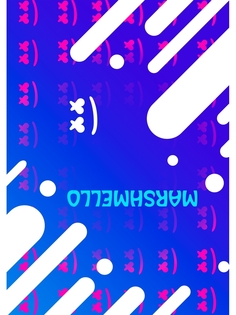 Постер DRABS А2 Marshmello