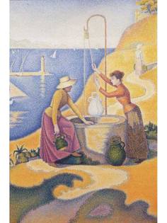 Постер DRABS A3 Синьяк, Поль, Щенщины у колодца