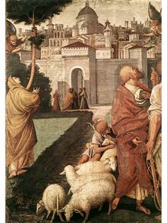 Постер DRABS A3 Гауденцио Феррари, The Annunciation to Joachim and Anna