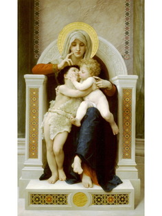 Постер DRABS A3 Бугеро, Адольф Вильям, la vierge lenant jesus et