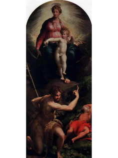 Постер DRABS A2 Пармиджанино, Видение святого Иеронима