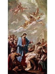 Постер DRABS A2 Джованни Антонио Пеллегрини, Christ Healing the Paralytic