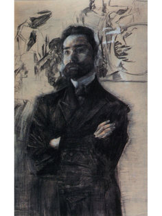 Постер DRABS A3 Врубель Михаил Александрович, Портрет В.Я. Брюсова