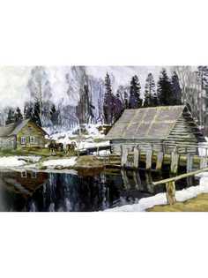 Постер DRABS A3 Жуковский Станислав Юлианович, Плотина