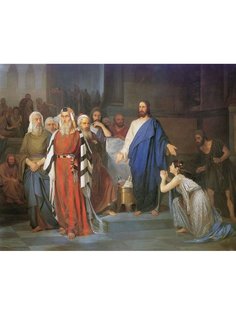 Постер DRABS A3 Аскназий И.Л. Блудница перед Христом