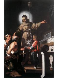 Постер DRABS A2 Бернардо Строцци, The Miracle of St Diego of Alcantara