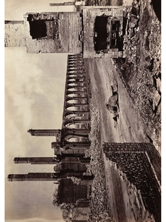 Постер DRABS А2 Джордж Барнард - Руины железнодорожной станции, Чарльстон