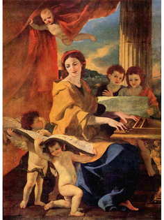 Постер DRABS A3 Пуссен, Николя, Св. Цецилия