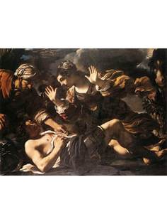 Постер DRABS A3 Джованни Франческо Гверчино, Ermina Finds the Wounded Tancred