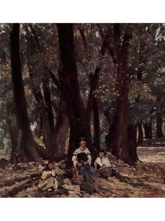 Постер DRABS A2 Джованни Фаттори, Крестьяне в лесу