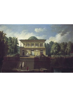 Постер DRABS A3 Воронихин А.Н. Вид на Строгановскую дачу в Петербурге