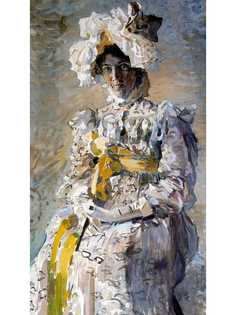 Постер DRABS A2 Врубель Михаил Александрович, Портрет артистки Н.И.Забелы-Врубель