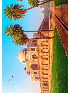 Постер DRABS А2 Мавзолей Хумаюна, Нью-Дели, Индия