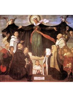 Постер DRABS A3 Моретто да Брешиа, The Virgin of Carmel