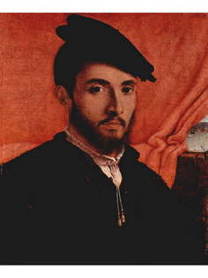 Постер DRABS A3 Лоренцо Лотто, Портрет молодого человека