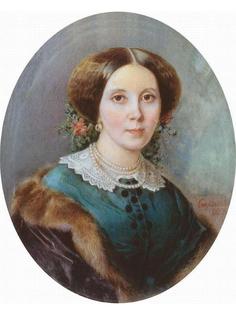 Постер DRABS A2 Стрелковский А.И. Портрет неизвестной