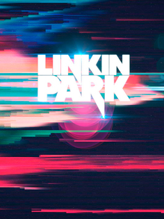 Постер DRABS А2 Linkin Park Разноцветные блики