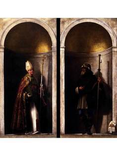 Постер DRABS A2 Себастьяно дель Пьомбо, St Louis of Toulouse and St Sinobaldus