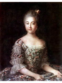 Постер DRABS A3 Аргунов Иван Петрович, Портрет B. П. Шереметьевой