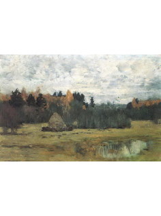 Постер DRABS A2 Левитан Исаак Ильич, Поздняя осень