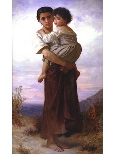 Постер DRABS A2 Бугеро, Адольф Вильям, На руках у матери