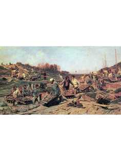 Постер DRABS A2 Савицкий Константин Аполлонович, Ремонтные работы, на железной дороге