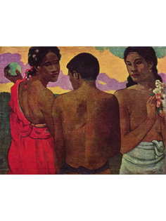 Постер DRABS A3 Гоген, Поль, Разговор на Таити
